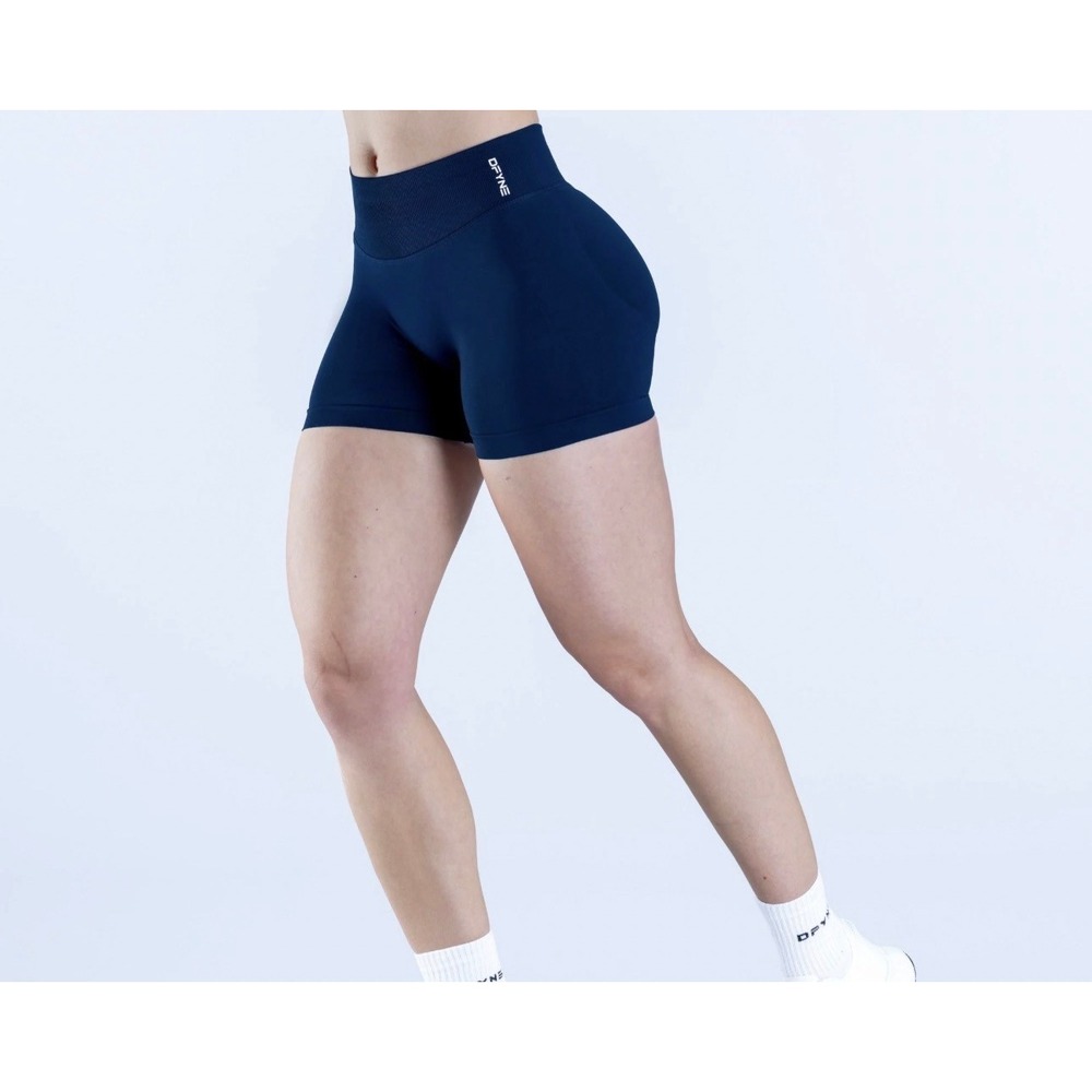 DFYNE Impact Seamless Shorts Black Glute Scrunch Athletic Gym Training